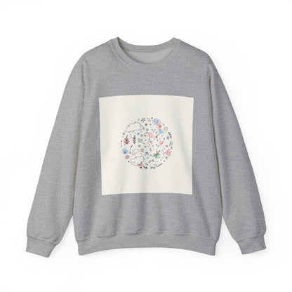 Hand-Drawn Doodle Circle Sweatshirt | line drawing, sketch pattern