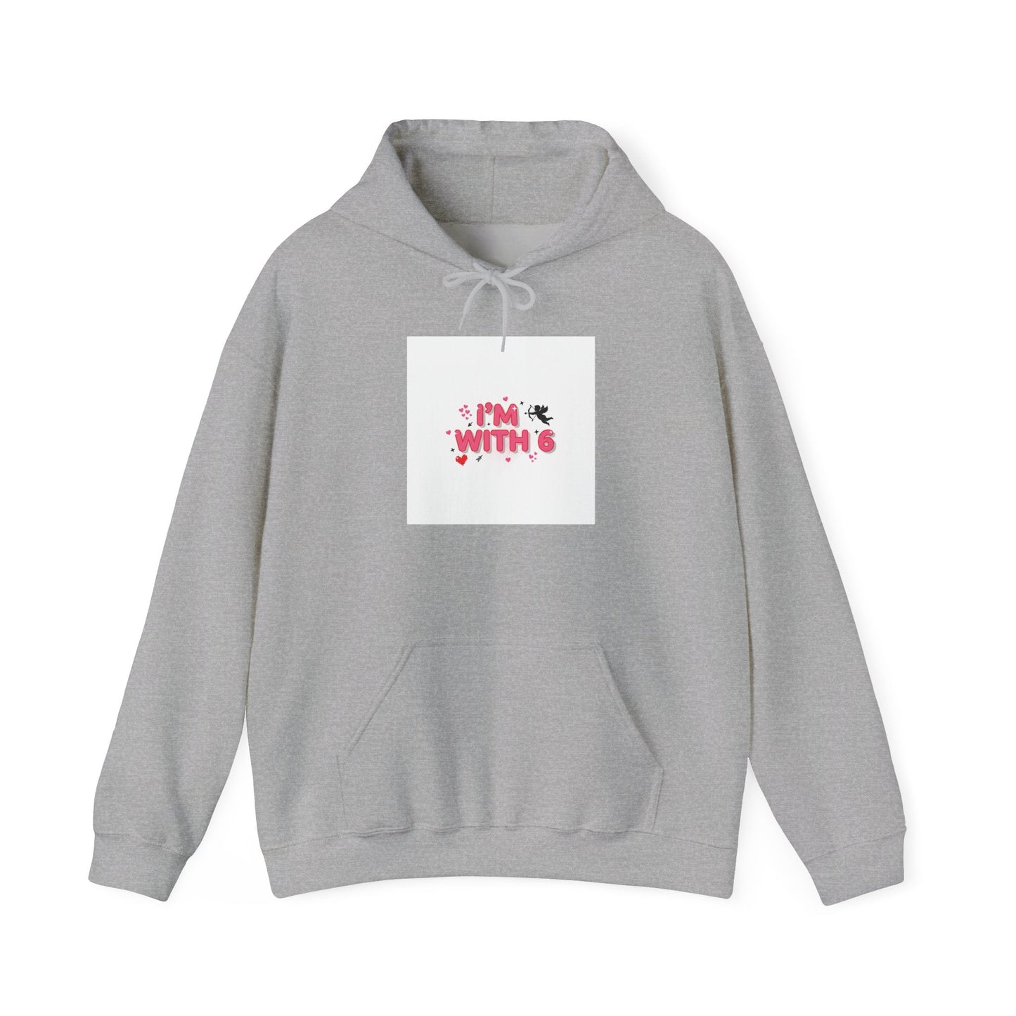 Valentine's 'I with 6 for 7' Meme Hoodie — Viral Helots Valentine's Sweatshirt