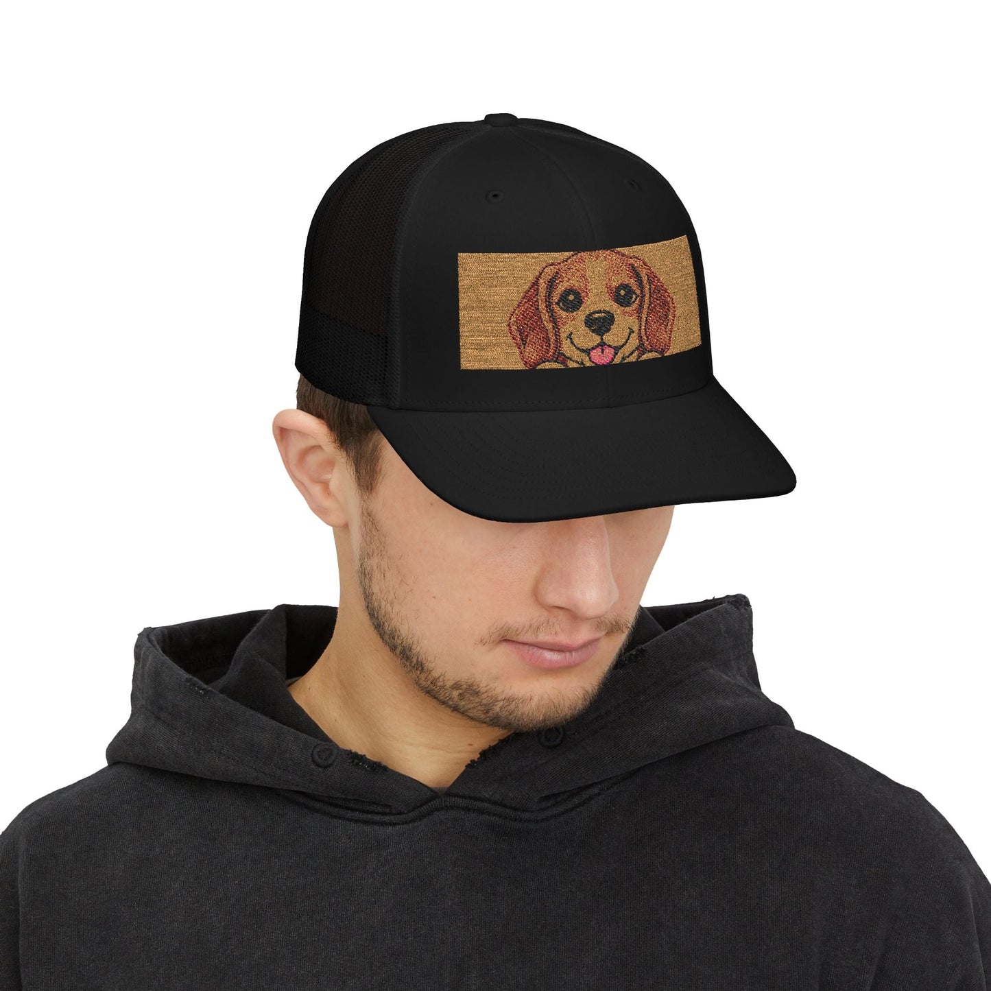 Golden Dog Meme Embroidered Trucker Hat