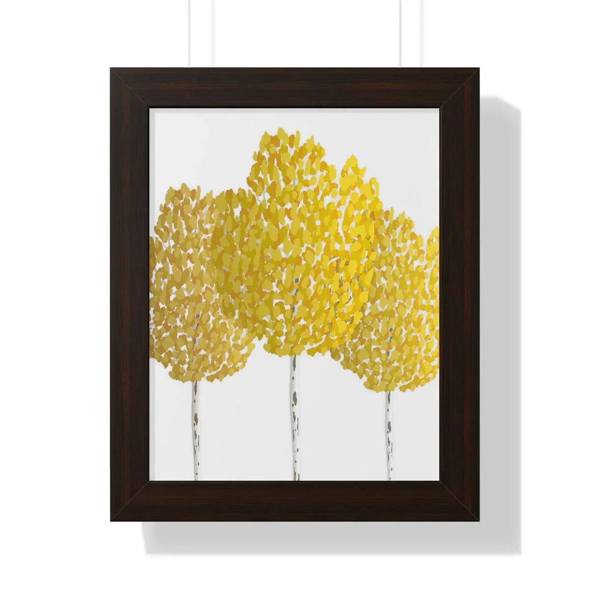 Fall Aspen Framed Print – Wall Art