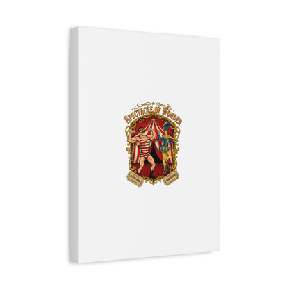 Spectacle of Wonder Circus Art Print, Canvas | Vintage Carnival Design