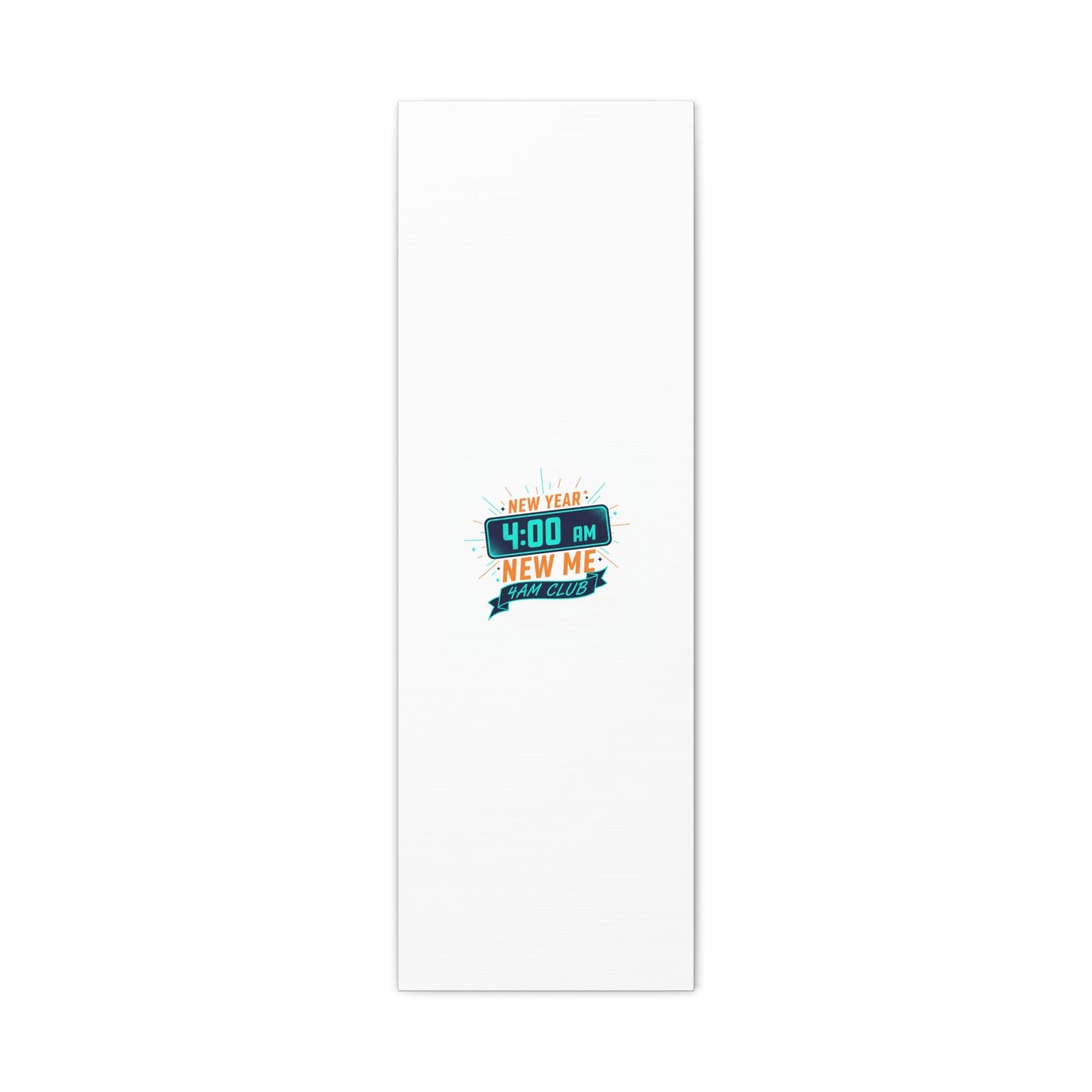 4AM Club New Year Graphic Canvas | Holiday Party Novelty, Festive New Year Decor