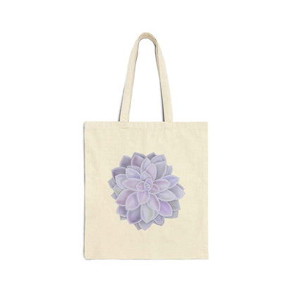 Graptopetalum Murasaki Succulent Canvas Tote Bag – Eco Friendly Everyday Carry