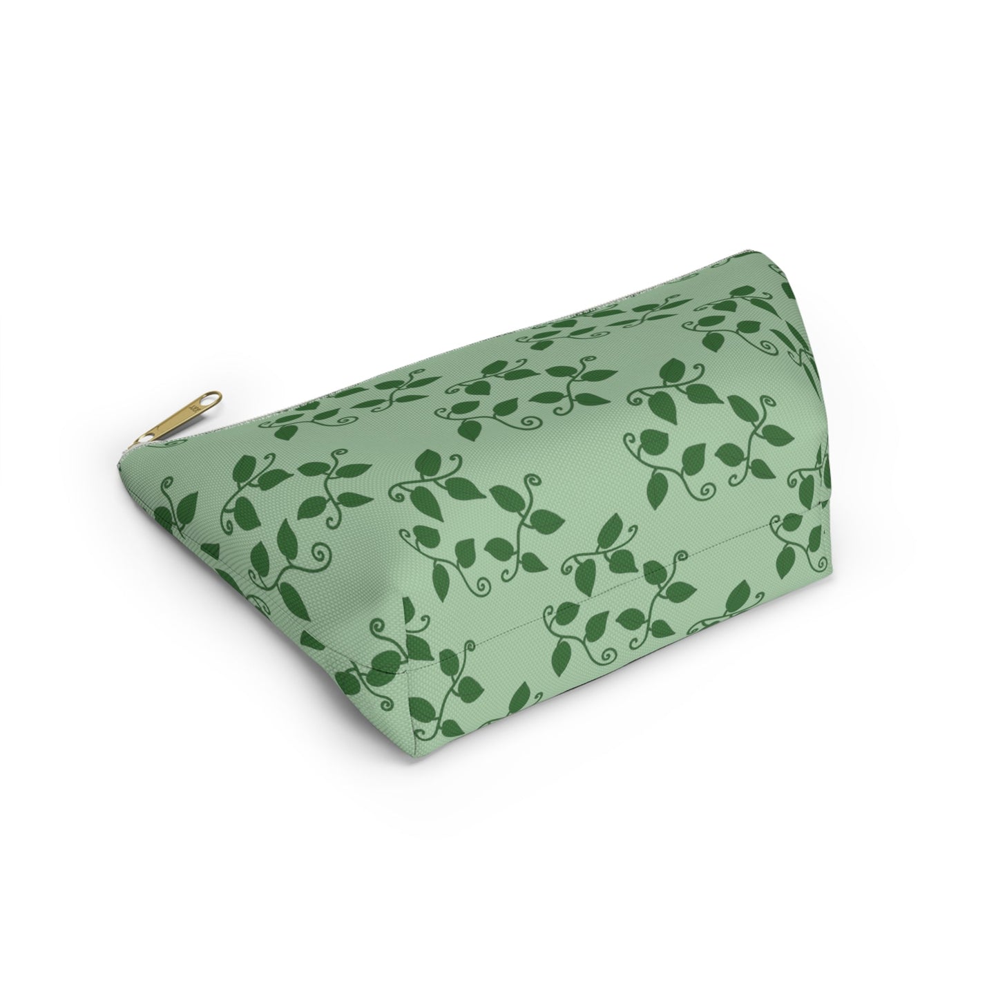 Pothos Pattern Accessory Pouch – Makeup Bag With T-Bottom