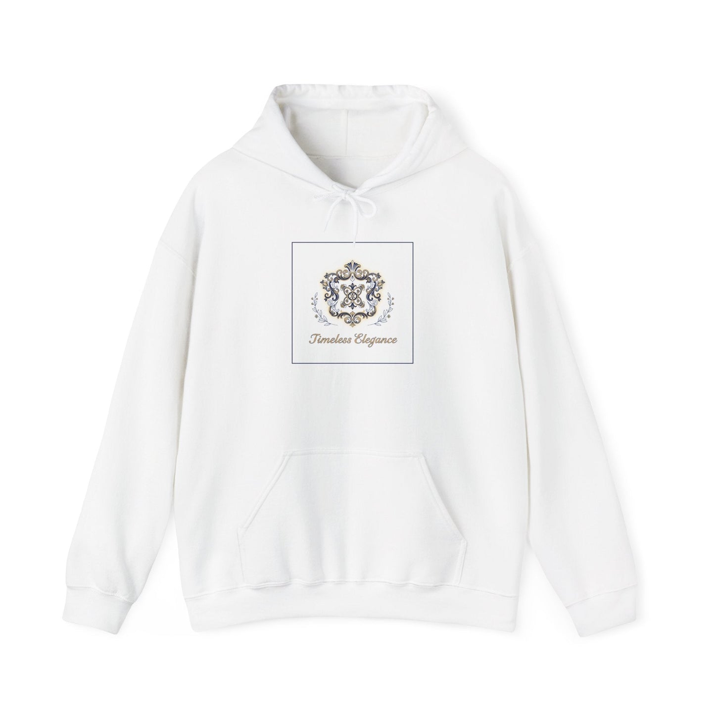 Ornate Brooch Emblem Hoodie | vintage emblem, baroque crest
