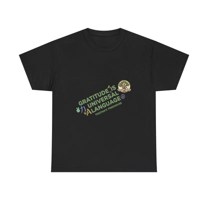 Gratitude Is A Universal Language Tee — Positive Mindfulness Graphic T-Shirt