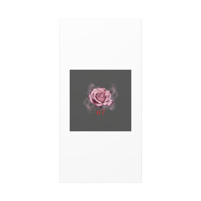 6 7 Valentine's Canvas | Viral Gothic Rose Wall Art | 6 7 Meaning Dark Romance