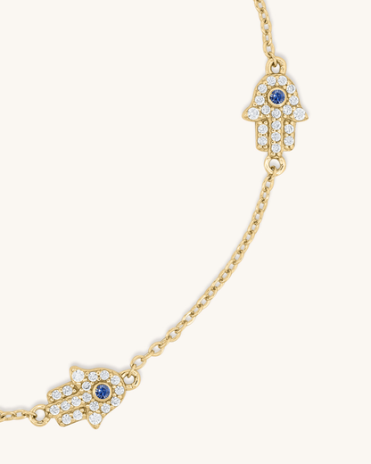 3 Hamsa Hand Bracelet