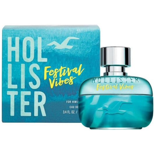 Festival Vibes by Hollister Cologne for Men EDT 3.4 oz