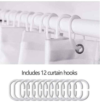 Creative 3D Swan Shower Curtain America Europe
