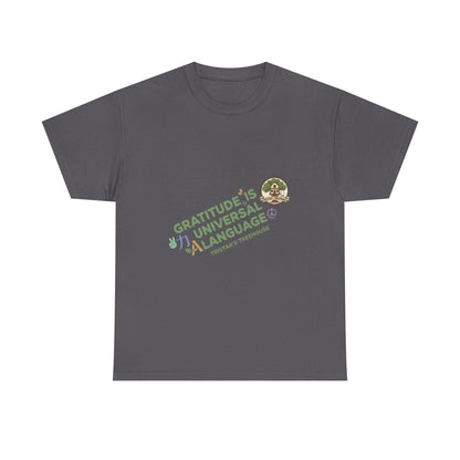 Gratitude Is A Universal Language Tee — Positive Mindfulness Graphic T-Shirt