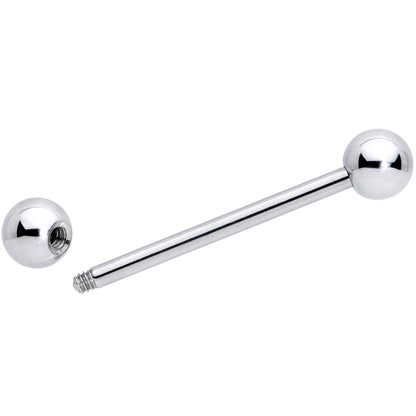 14G 3/4 Stainless Steel Extra Long Barbell Tongue Ring