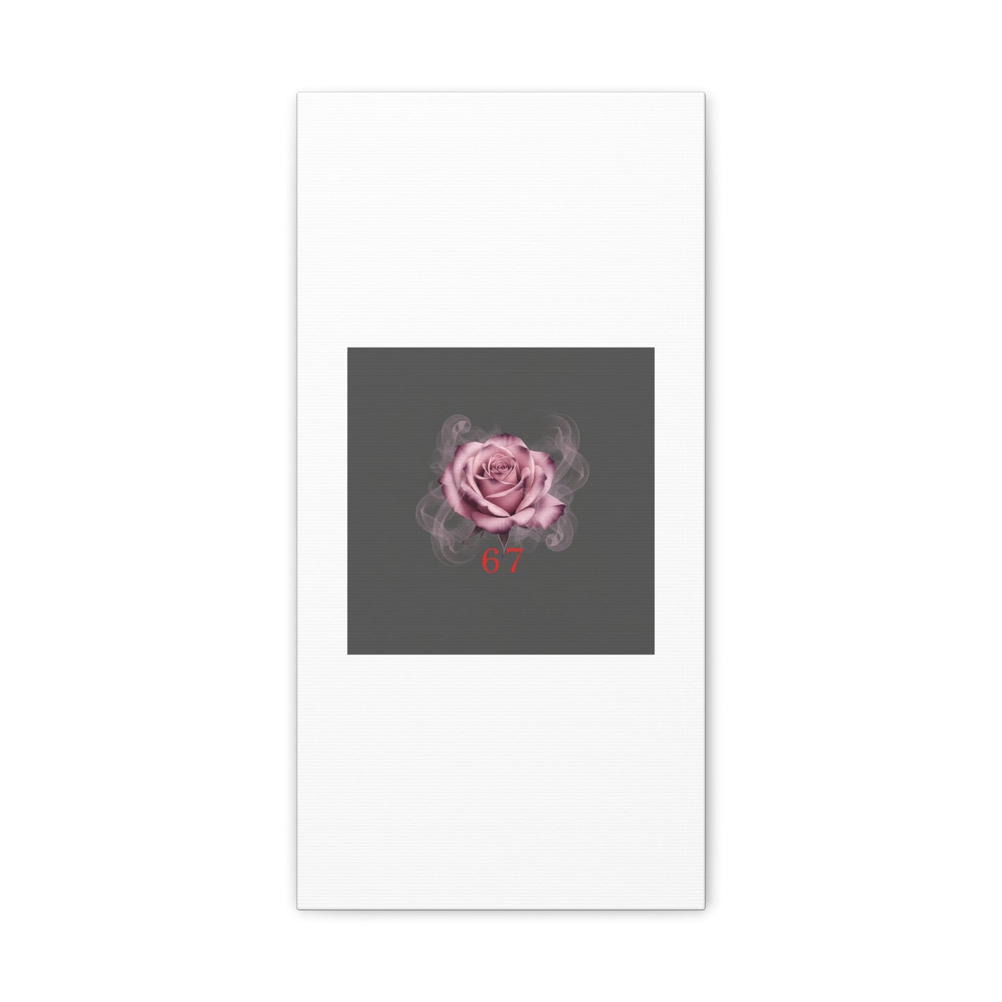 6 7 Valentine's Canvas | Viral Gothic Rose Wall Art | 6 7 Meaning Dark Romance