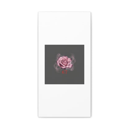 6 7 Valentine's Canvas | Viral Gothic Rose Wall Art | 6 7 Meaning Dark Romance