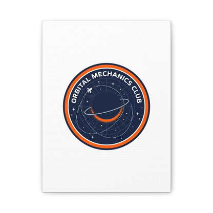 Orbital Mechanics Club Canvas | mission patch, space science
