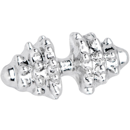16G 1/4 Clear Gem Weightlifting Barbell Cartilage Tragus Earring