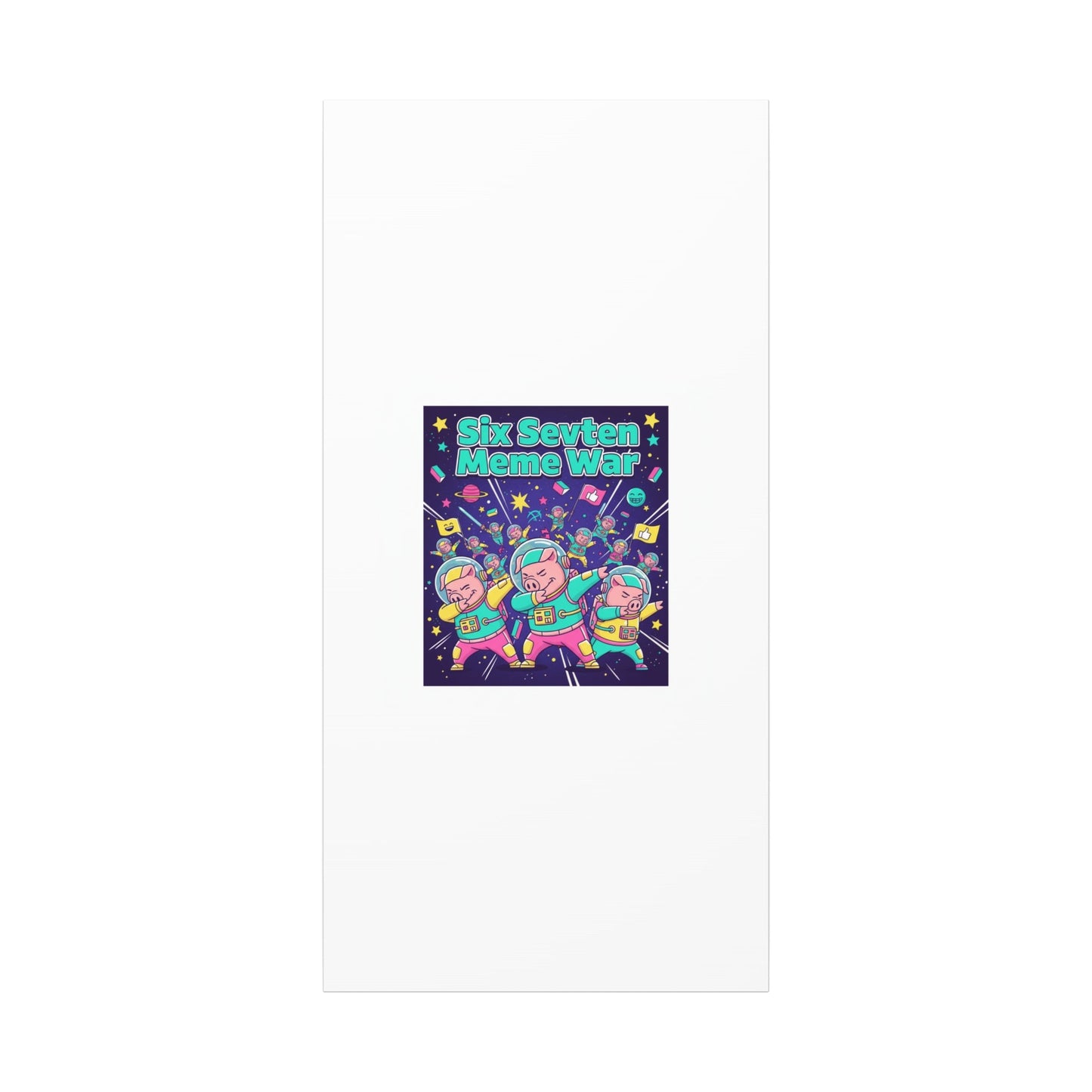 Six Sevven Meme War™ Canvas Tote | Nissspelled Edition