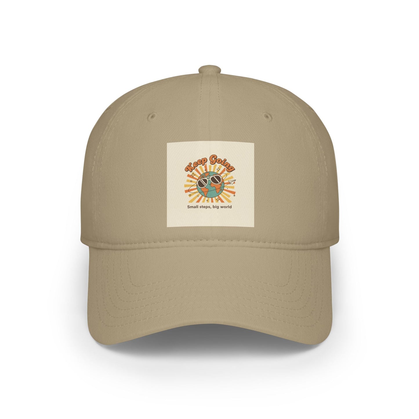 Keep Going: Small Steps, Big World Motivational Cap