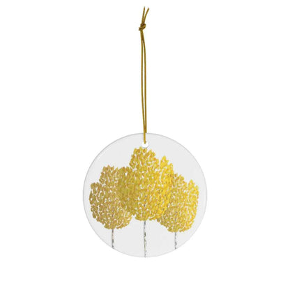 Fall Aspen Ceramic Ornament