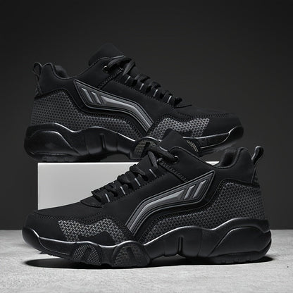 Lace-Up Thick Cushion Insole Men's Sneakers