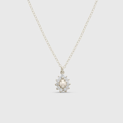 Gem Teardrop Necklace