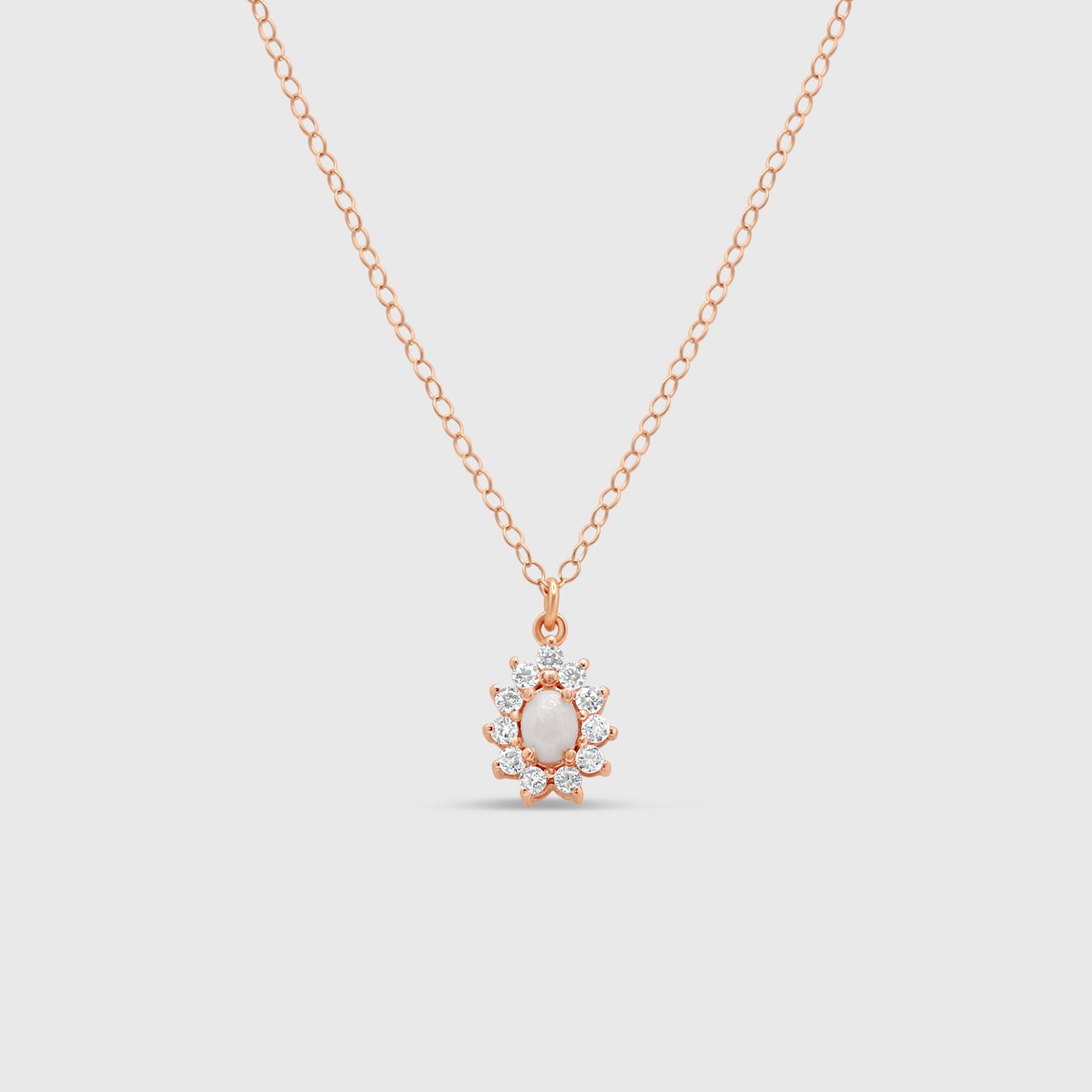 Gem Teardrop Necklace