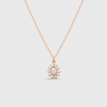 Gem Teardrop Necklace