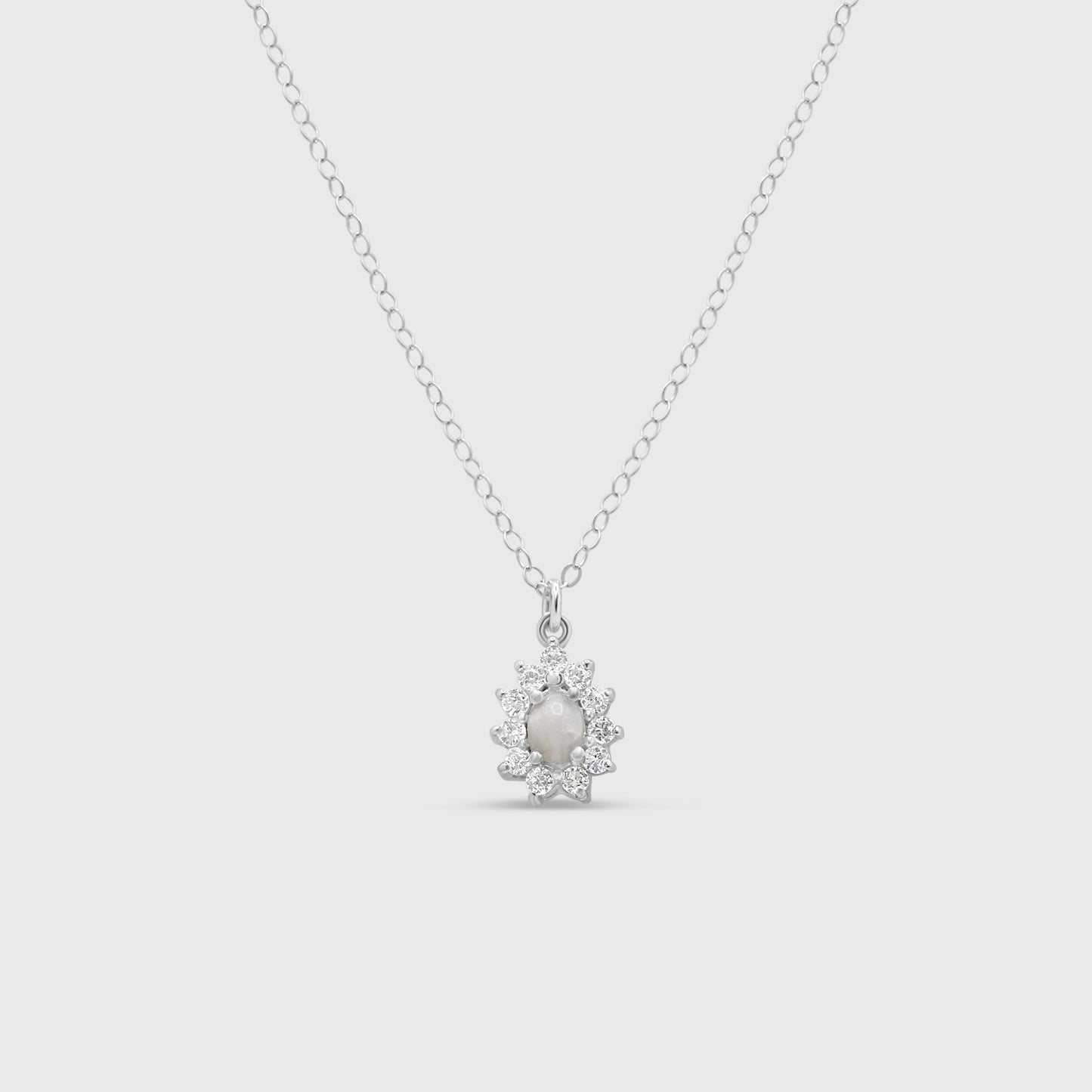 Gem Teardrop Necklace