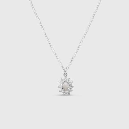 Gem Teardrop Necklace