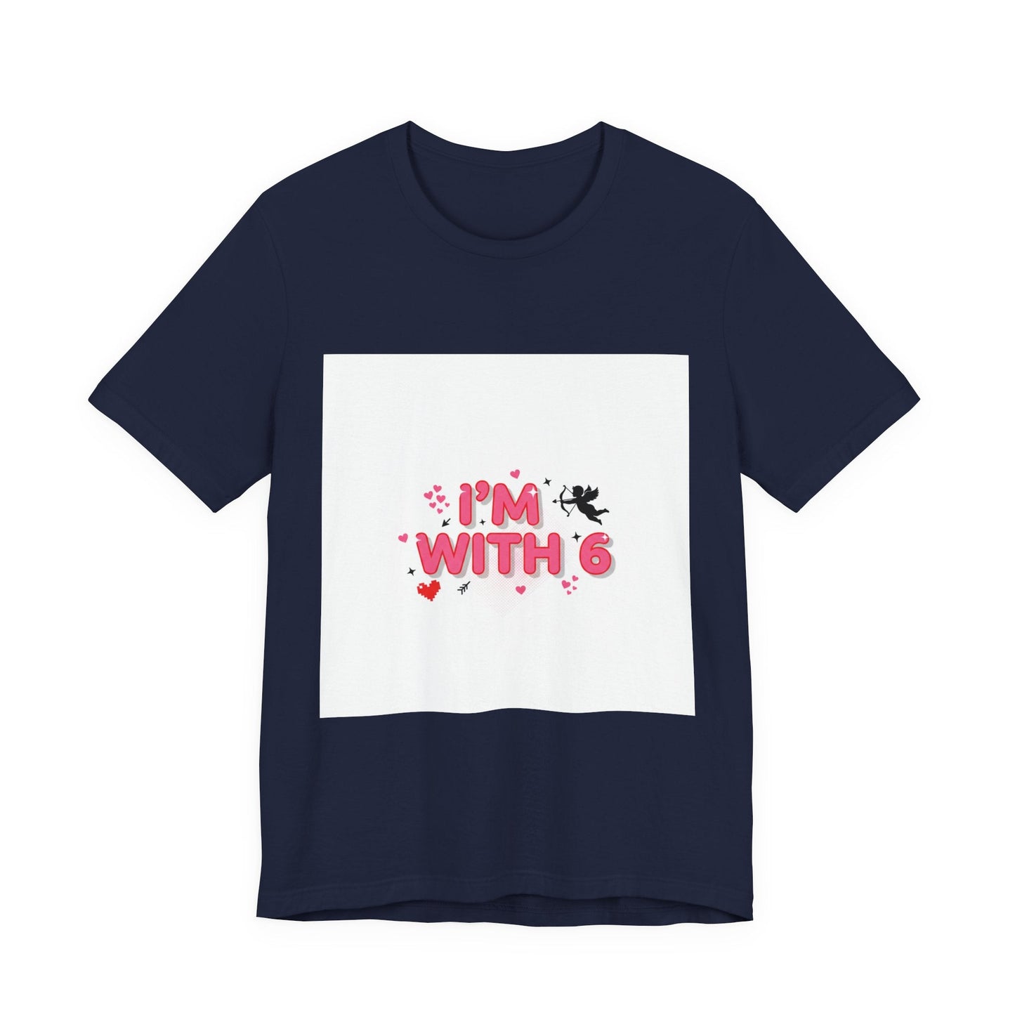 Valentine's I with 6 for 7 grid Tee