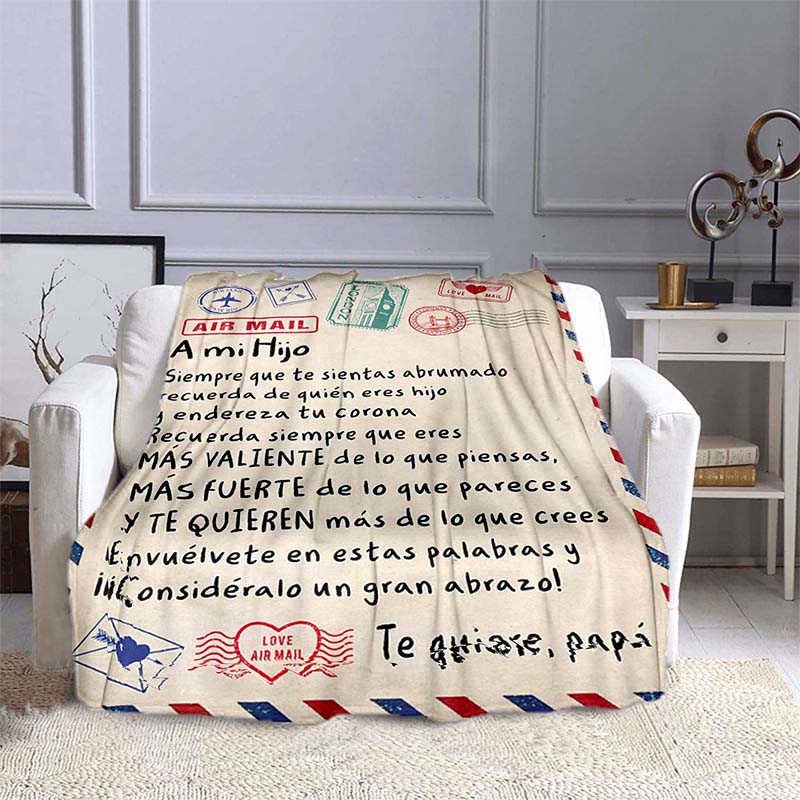 Flannel Digital Printed Single Layer Thick Blanket