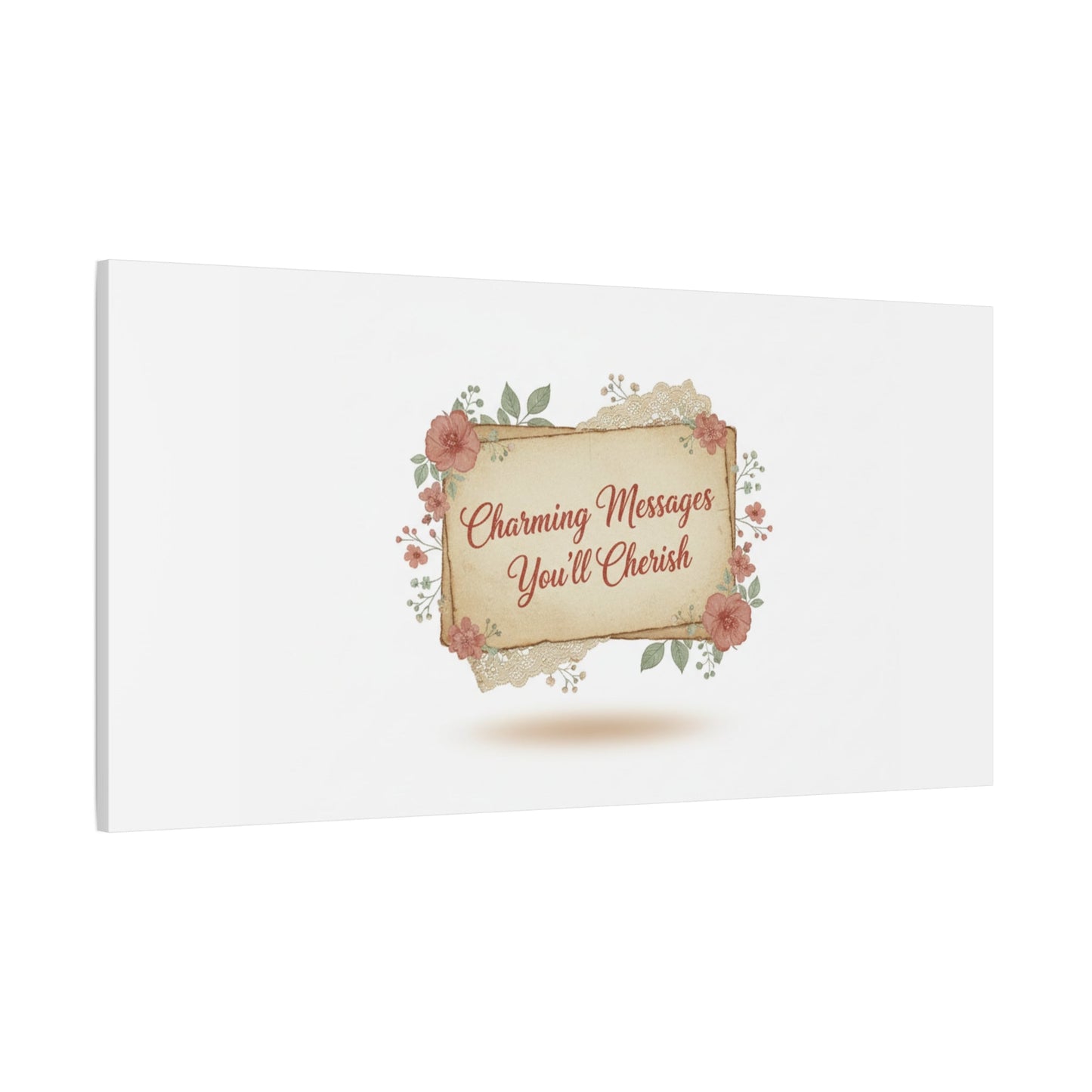 Love Letter Collage Canvas, Vintage Letter Art, Wax Seal Romance Print