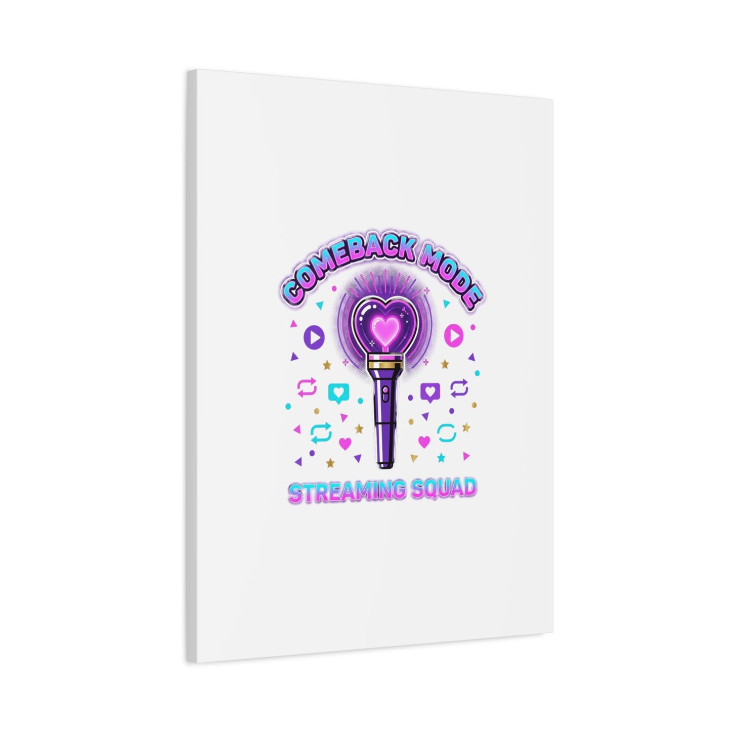 Comeback Mode Lightstick Canvas | K-pop Comeback, Streaming Squad