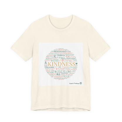 Kindness Word Cloud Tee | Fresh Start Minimalism, reset mode apparel
