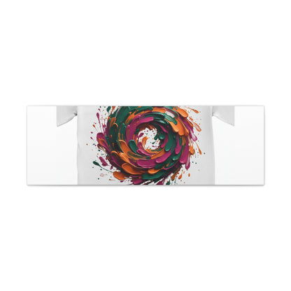 Painterly Abstract Floral Swirl Canvas | Matte Stretched Canvas