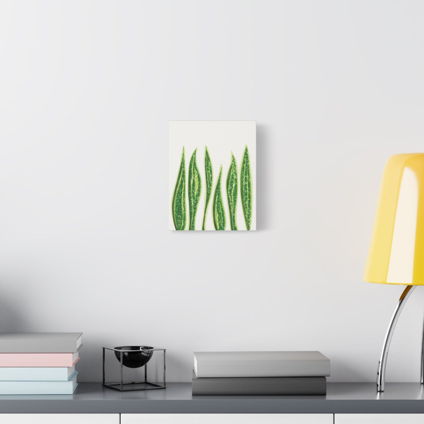 Snake Plant Canvas Print – Botanical Wall Art