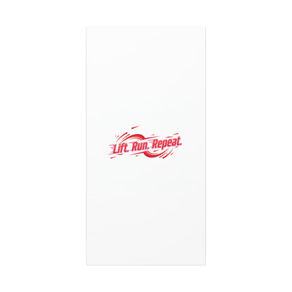 Lift Run Repeat Canvas | Fitness Wall Art, Gym Motivation