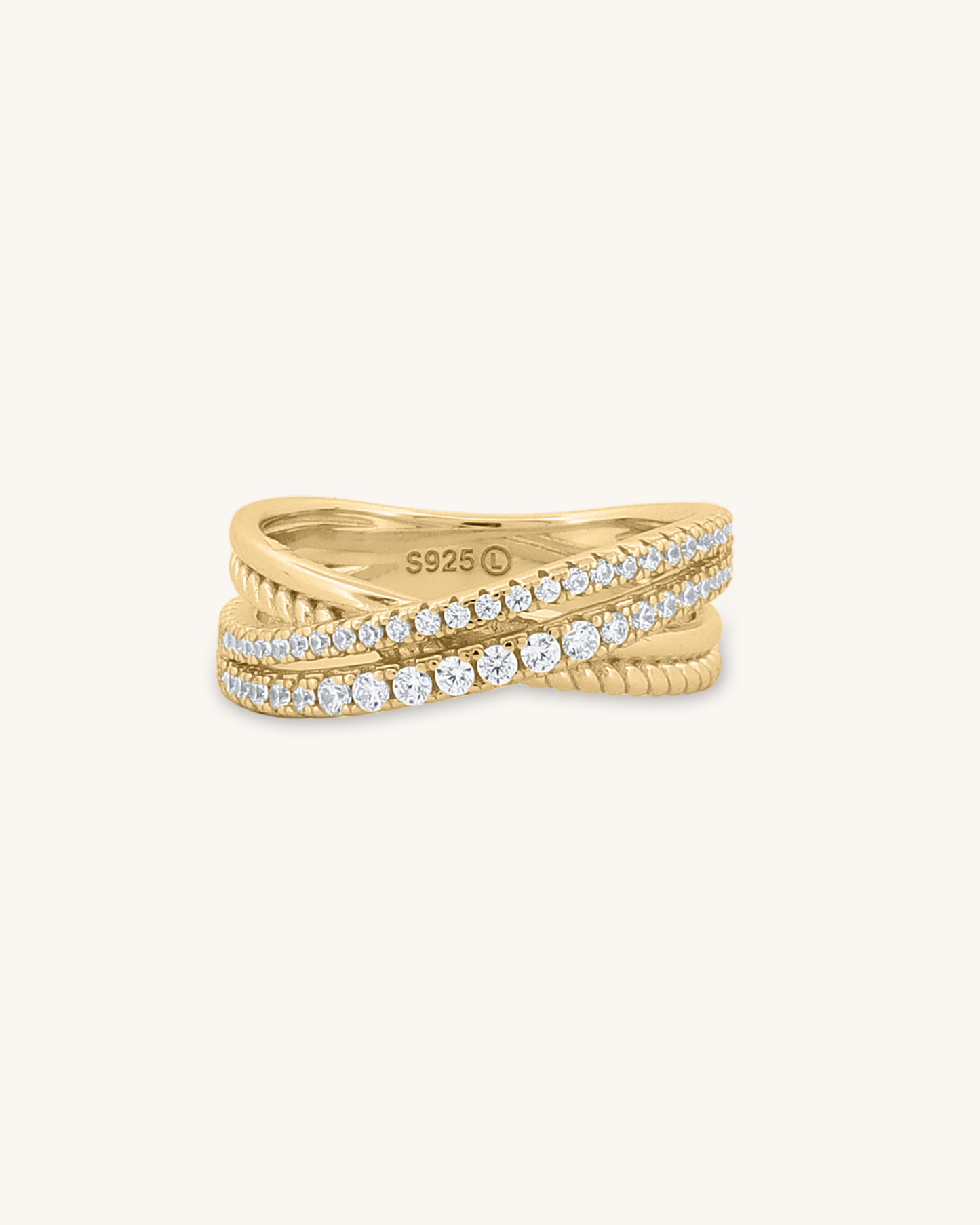X Shape Double Ring