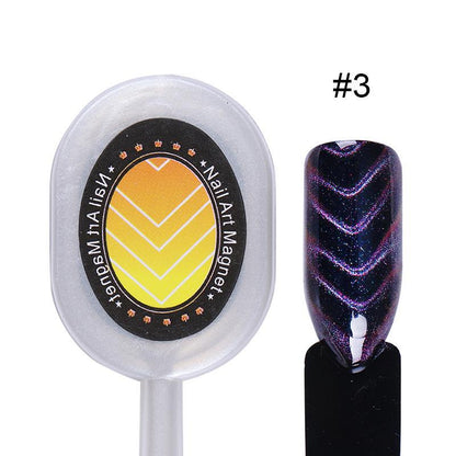 Professional Multi-Pattern Cat Eye Magnet - Super Magnetic Wand for 3D Nail Art