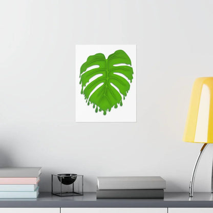 Melting Monstera Botanical Print – Unframed Wall Art