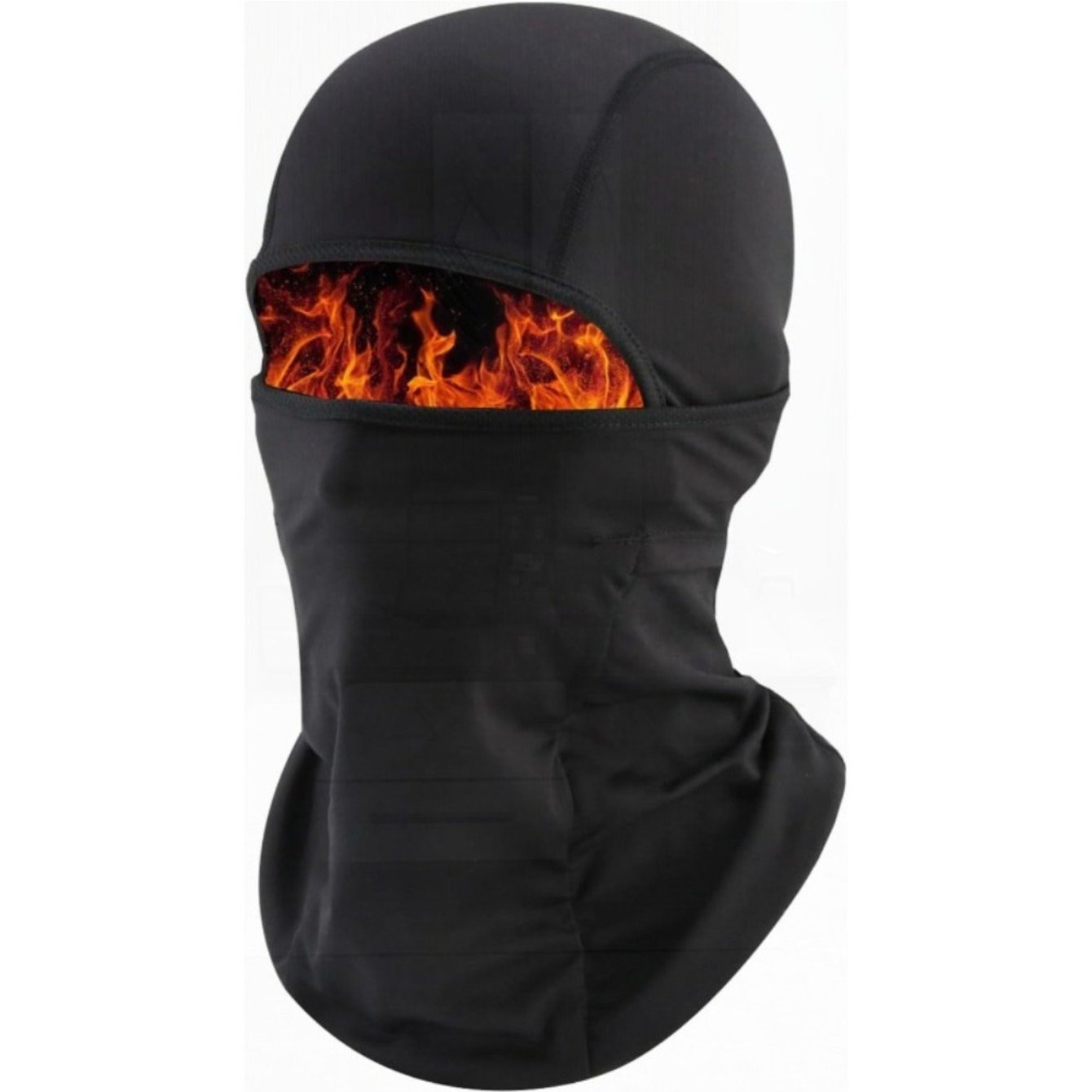 Extreme cold windproof breathable face mask and scarf w/ adjustable drawstring