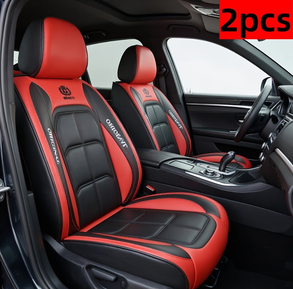 Faux Leather Universal Seat Covers Driver & Passenger Seats