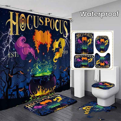 Printed Waterproof Polyester Bathroom Shower Curtain