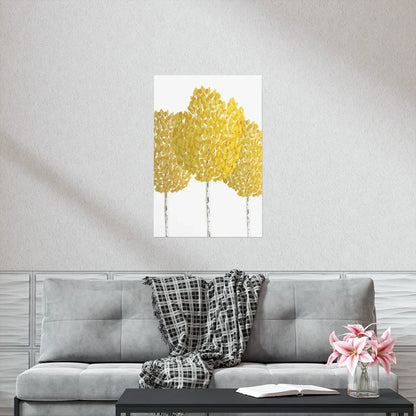 Fall Aspen Print – Unframed Wall Art