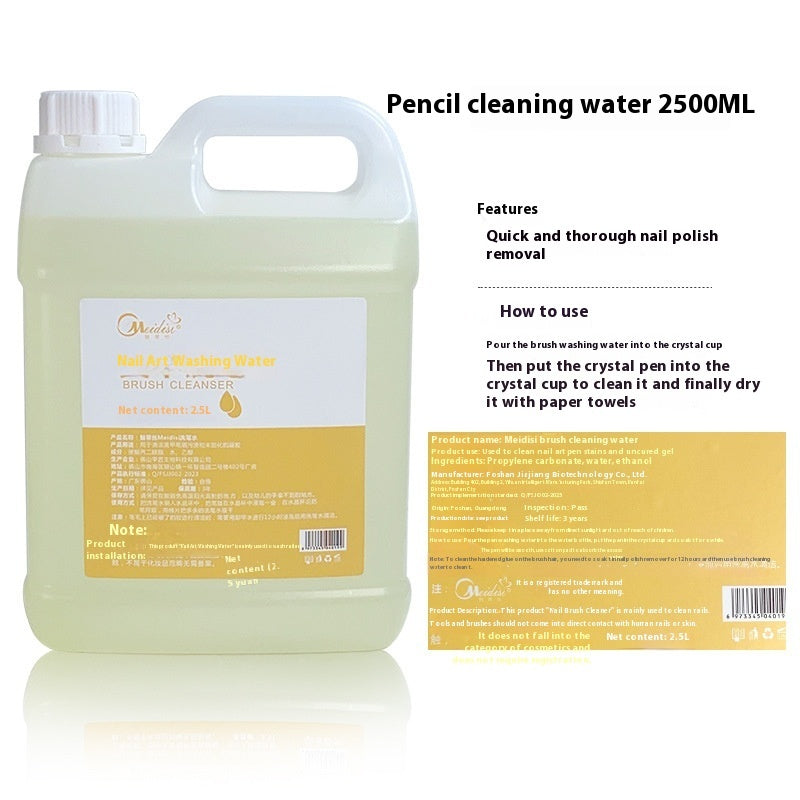 Nail Art Press Bottle Nail Remover Cleaning Solution