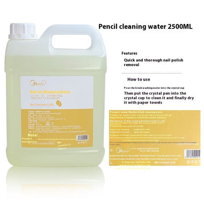 Nail Art Press Bottle Nail Remover Cleaning Solution