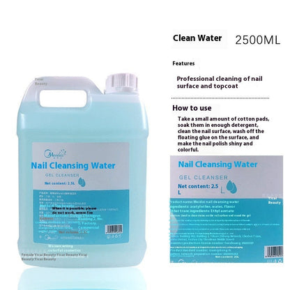 Nail Art Press Bottle Nail Remover Cleaning Solution