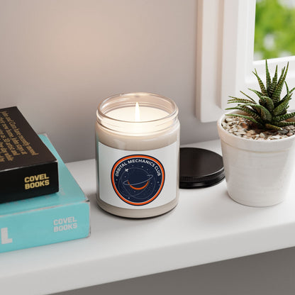 Orbital Mechanics Club Candle, Soy Candle | Space, Mission Patch