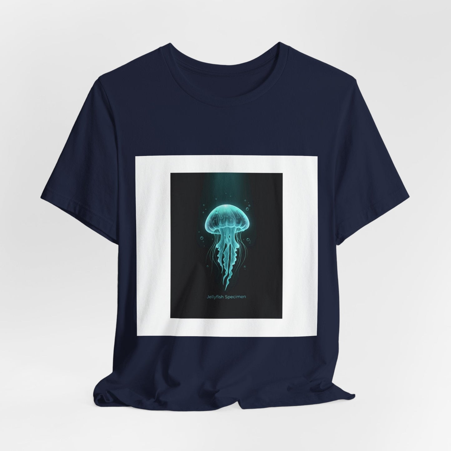 Jellyfish Specimen T-Shirt | Bioluminescent Deep Sea Graphic Tee