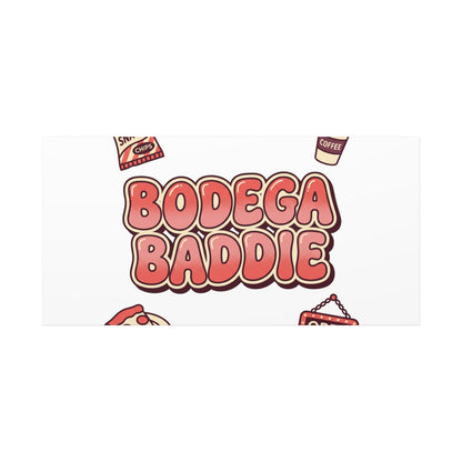 Bodega Baddie Matte Canvas, Stretched | NYC Y2K Corner Store Vibes